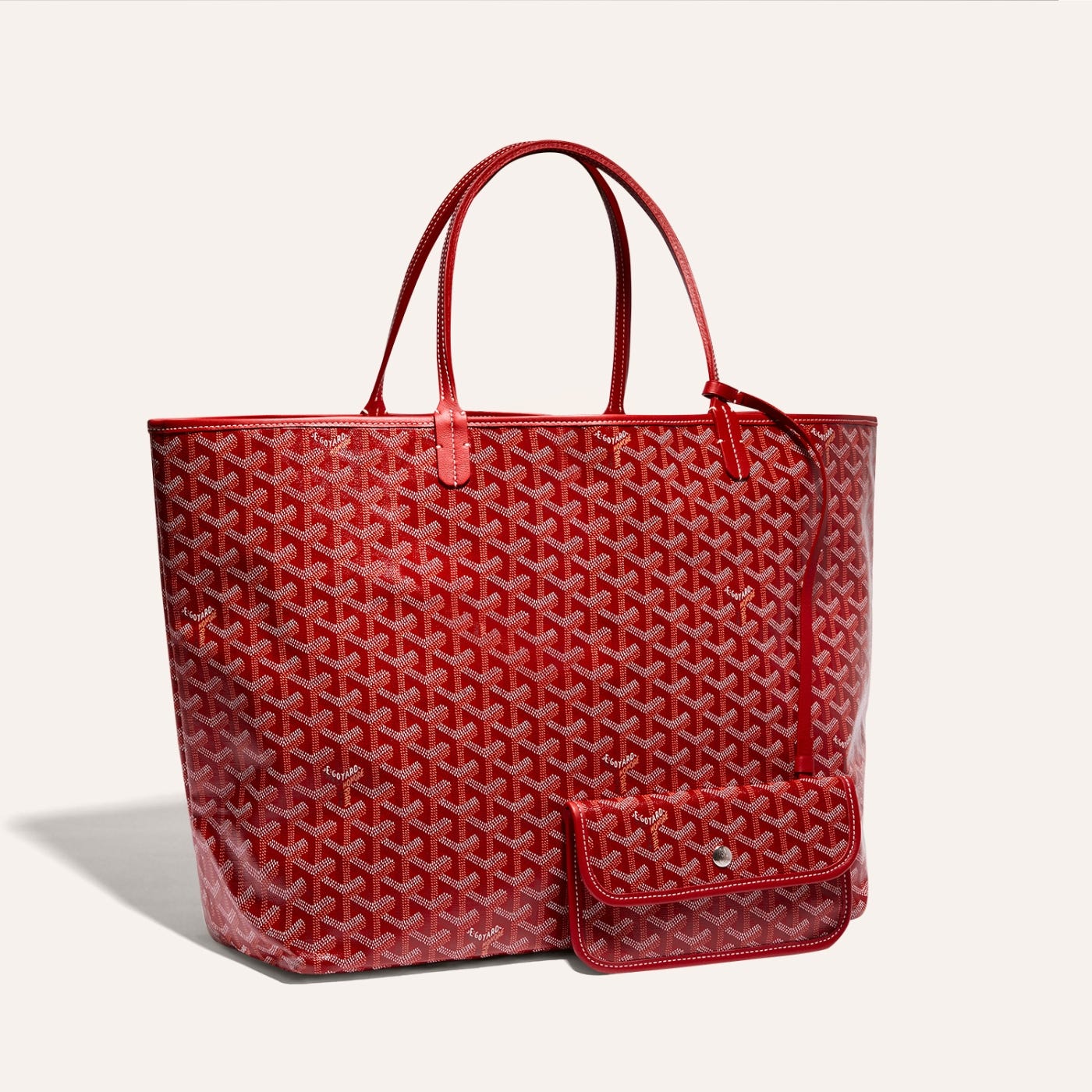 Goyard Saint Louis GM Tote Bag Red - Image 1
